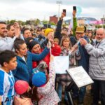 El intendente Walter Vuoto inauguró el nuevo campo de juego del Estadio Municipal Hugo Lumbreras