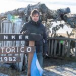 Federico Sciurano recorrió la Base Aeronaval Río Grande Pioneros Aeronavales en el Polo Sur