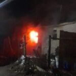 Se incendió una casilla en Margen Sur por ropa sobre calefactor