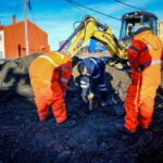 El Municipio de Ushuaia continúa realizando trabajos de bacheo con personal propio