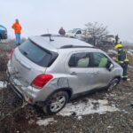 Despiste seguido de vuelco en cercanías de Tolhuin