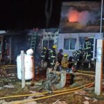 Incendio en el barrio Dos Banderas de Ushuaia