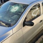 Desconocidos vandalizaron un auto estacionado en Río Grande