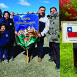 Escuelas rurales fueguinas de Argentina y Chile obsequian banderas tejidas en lana al Papa Francisco