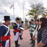 Tolhuin recibió la visita del Regimiento de Infantería 1 Patricios en el día de la Soberanía Nacional