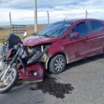 Joven motociclista herido en colisión con un auto en Río Grande