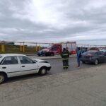 Choque con una mujer y dos menores heridas Río Grande