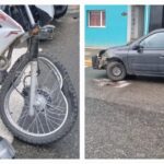 Secuestraron una moto tras choque contra un vehículo